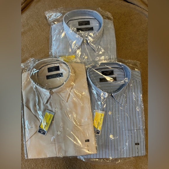 Dockers Grey Dress Shirt Size Large Brand New - Picture 2 of 3